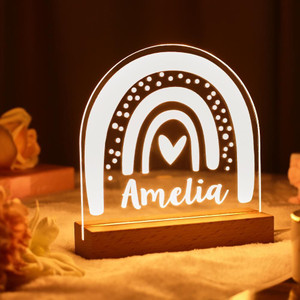 YDF VISION Customize (YOUR NAME) LED Acrylic Lamp for Gift Night Lamp ...