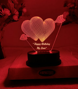 thumbnail image 2 of 3D Illusion Butterfly Night Lamp With Warm White Color Birthday Gifts For Girls 2 of 13