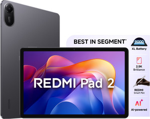 REDMI Pad 2 4 GB RAM 128 GB ROM 11.0 inch with Wi-Fi Only Gaming