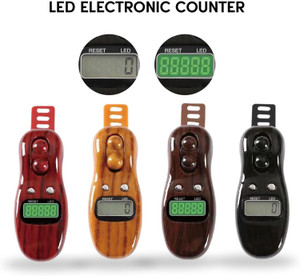Blue Electronic Finger Counter Display Counter Clicker LED Digital Row Counter, Handheld Number Click Counter, Electronic Finger Counter Hand Tally Counter With Ring For Golf Field Lap Counters - View #7