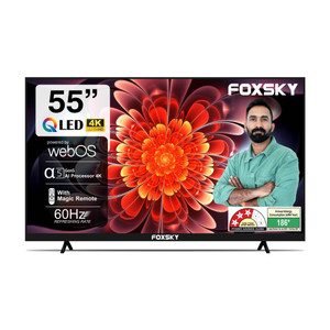 Shopsy Foxsky 55 inch QLED 4K Smart Google TV - Image 1
