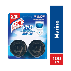 Harpic Flushmatic In-Cistern Marine Block Toilet Cleaner - Image 6