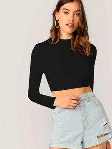 Unisex Black Bi-Layer Top