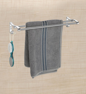 Filox Towel Hanger/Stand for Bathroom/Bar (24 Inch) Chrome Finish ...