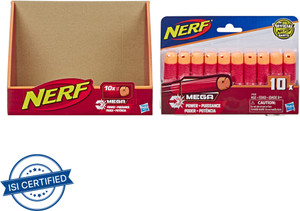 Nerf Mega Accustrike Dart-Nachfüllpackung | 10 Extra Starke Pfeile Für Mega-Blitze