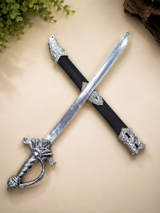 Celestino Plastic Sword Black & Silver - Image 4