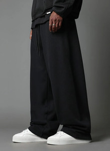 Morte Paple Solid Men Black Track Pants - Image 5