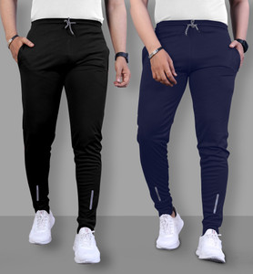 Id Ideology Mens Colorblocked Track Pants Dark Blue Size Xx Large