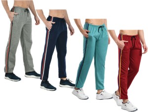 IndiWeaves Mens Warm Fleece Solid Lower/Track Pants for Winter