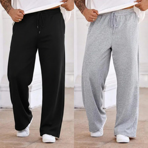 TABUBU Printed Men Black, Grey Track Pants - Image 4