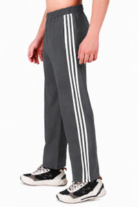 KANIS FIT Striped Grey Track Pants - Image 6