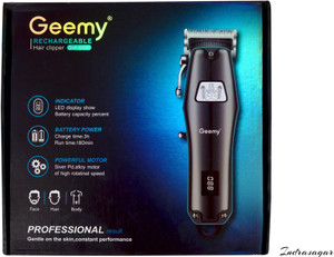 Geemy Gm-6680 Trimmer 180 min Runtime 4 Length Settings Price in India ...