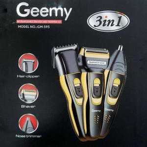 Geemy GM-595 Trimmer 60 min Runtime 3 Length Settings Price in India ...