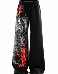 Larrendevis Loose Fit Men Black Trousers - Image 5