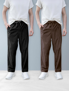 GIBBONTE Relaxed Men Black Trousers - Image 6