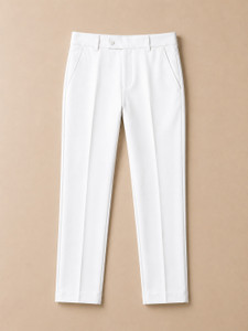 GANPATISULZ Slim Fit Men White Trousers - Image 6