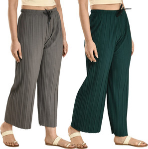 GLADLY Relaxed Women Grey, Green Trousers - Buy GLADLY Relaxed Women Grey,  Green Trousers Online at Best Prices in India | Flipkart.com