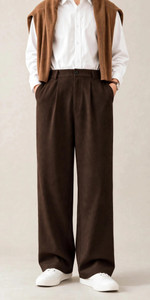 Japanese Regular Fit Men Brown Trousers Price in India - Buy Japanese Regular Fit Men Brown Trousers online at Shopsy.in - Image 1