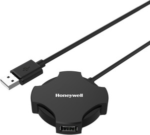 Honeywell 4 in 1 USB Hub 2.0, 1.2 Meter(4 feet) Cable, with a Transfer
