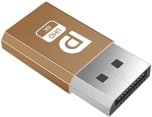 DisplayPort Dummy Plug - Virtual Display Emulator For Headless Operation Up To 3840x2160