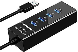 hybite 4 Port USB HUB SuperSpeed 3.0 Portable Mini-Hub For Pendrive