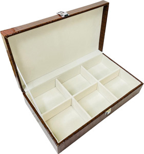 La Trove Tie & Pocket Square Organizer Tray - Drawer Storage Display With 8 Slots, Velvet Lining (30x20x5cm) - View #9