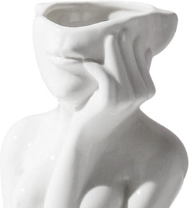 Bnf Ceramic Vase Human Body Face Nude Flower Pot Plant Planter X X Cm Ceramic Vase Price
