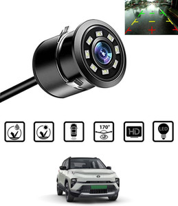 8-LED Wired Rear View Reverse Parking Backup Camera – HD Night Vision, Waterproof, Universal By Lastbus