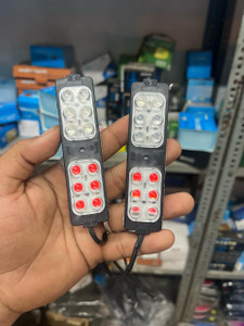 Shopsy TRYFLY TR4 Tail LED Police Red and Blue Light for Bike License - Image 1
