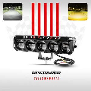 Shopsy BIKEBLOOM 5 Lens LED Foglight with Switch - Image 1