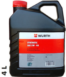 Wurth 5W40 Full-Synthetic Engine Oil Price in India - Buy Wurth 5W40 ...