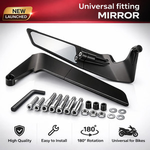 FATHER AUTO Manual Dual Mirror For Bajaj, Hero, Honda, KTM, Royal - Image 6
