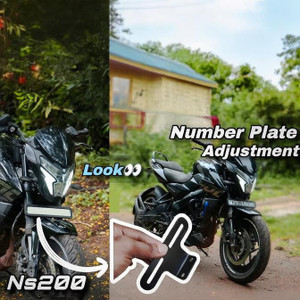 ONE STOP Small NS Number Plate Clamp for Bike - Image 4