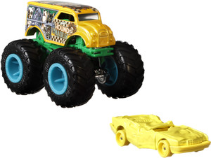 Hot Wheels Monster Trucks Hound Hauler Vehicle Pack Of Monster Trucks Hound Hauler Vehicle
