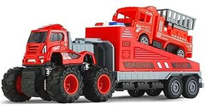 4-Pcs Die-Cast Super Power Vehicle Set (Helicopter, Truck, Boat & Car) main image 1