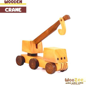 WooZee WOODEN CRANE TRUCK Miniature WOODEN CRANE TRUCK Miniature