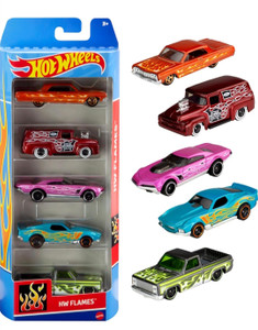 HOT WHEELS 5 Car Gift Pack Metal Cars Styles May Vary Multicolor 5 Car Gift Pack Metal