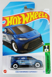 HOT WHEELS C4982 FORD PERFOMANCE SUPERVAN 4 9 10 HW GREEN SPEED 128 250 C4982 FORD PERFOMANCE