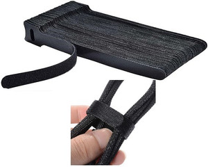 jormie velcro straps Wire Management Straps for PCs, TVs, Desks