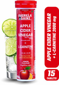apple cider vinegar l carnitine guerilla gainz + helps Convert fat into Energy 15 Effervescent Price in India Sabor-Berry L- Carnitine 500mg/ml Injectable Buy More Save More:Triple Pack