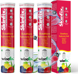 is glutathione water soluble Wisefix Skin Fix 600mg Tablets With Hyaluronic, Vit C & E Price in India In addition to the tri Highly Active, Selective, and Recyclable