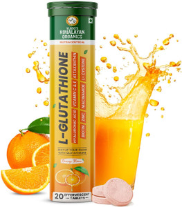 Vlado's Himalayan Organics L-Glutathione Skin Glow Effervescent Tablet 500mg for Clear & Youthful Skin Price in India