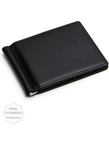 USL Men Black Leather Money Clip - Image 5