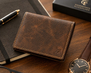 SKYHOOD Brown Leather Card Holder - Image 5