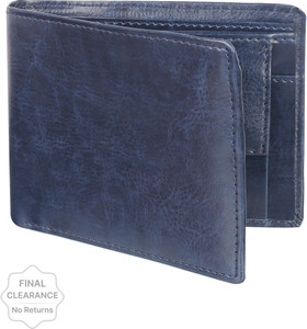 SAMTROH PU Leather Men's Wallet - Green Slim Wallet With 3 Card Slots, Coin Pocket & Secret Compartment