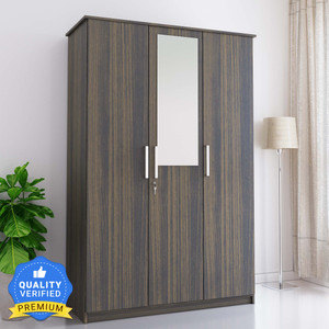 Wooden wardrobe clearance online flipkart