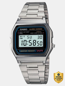 CASIO A-158WA-1DF Black Dial Digital Watch - Image 6