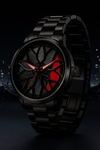 OneStopNow Luxury Black Stainless Steel Men's Watch RICK_01 - Image 6