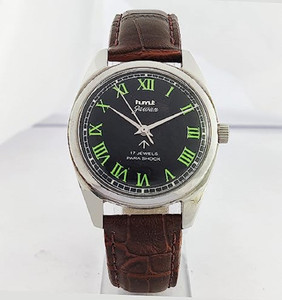 Hmt Pilot Mechanical Handwinding Movement stainless Steel Para Shock 17 Jewels Analog Dial Wrist Watch For Men main image 0