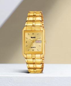 Hmt Dlx Hmt Gold Dd Original Premium Gold Plated Gold Dial Day